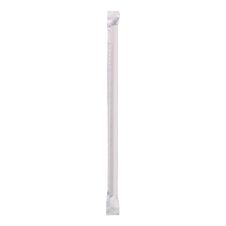 Hoffmaster 7.75" White Paper Straws PK 3200 PK 600194